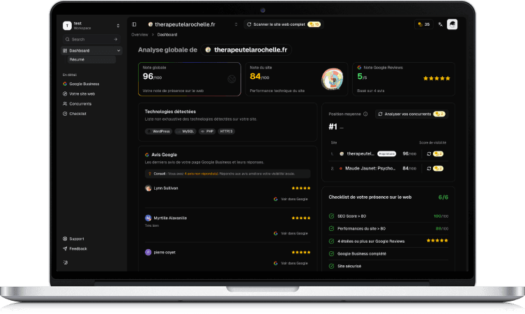 DASCAN - Desktop mockup