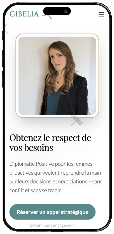 Accompagnement en négociation - Mobile mockup